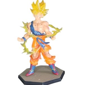 Super Saiyan Action Figure - Orange and Yellow